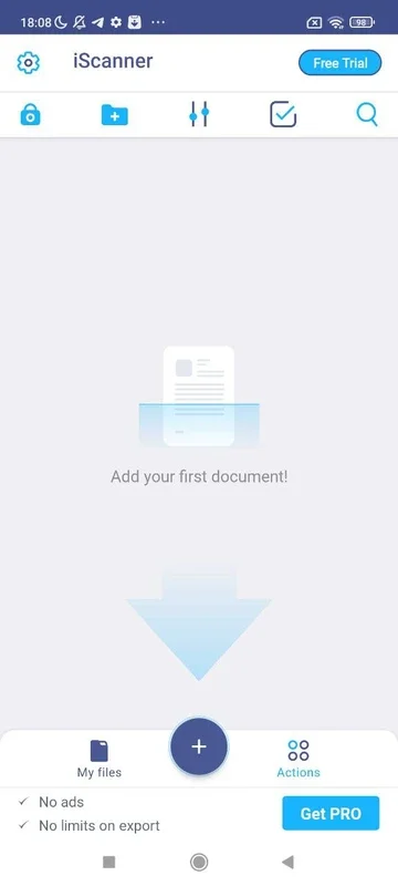 iScanner for Android - Scan and Save Documents Easily