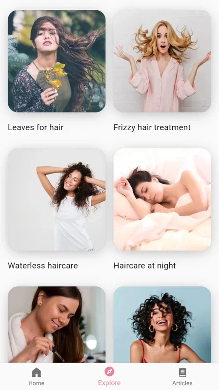 Haircare app for women on Android - No need to download APK from AppHuts