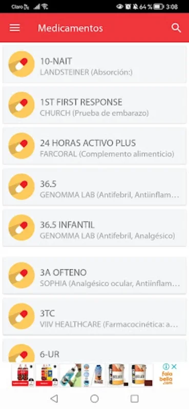 Mi Vademecum Argentina for Android - Comprehensive Drug Info App