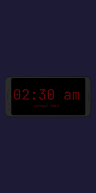 Night Clock (Digital Clock) for Android - Minimalist Bedside Companion