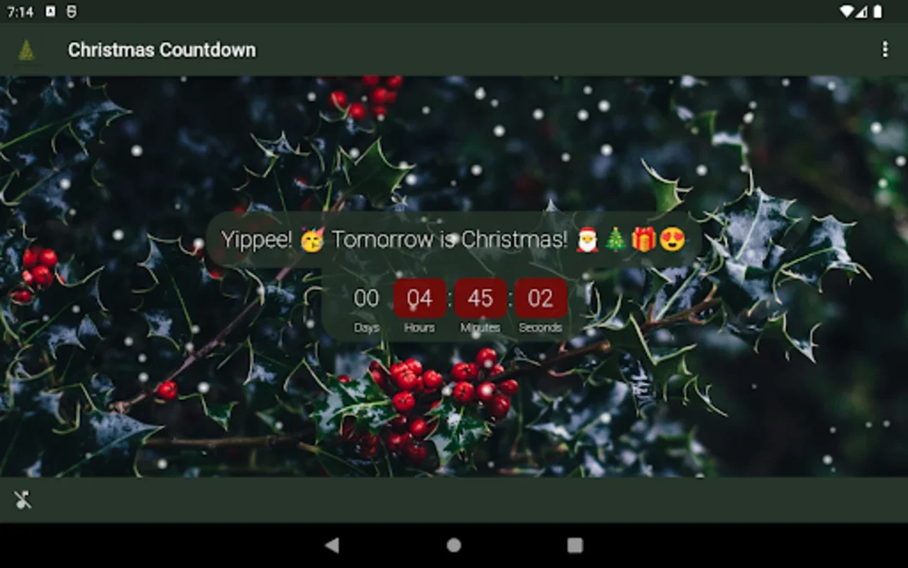 Christmas Countdown for Android: Dynamic Festive Experience