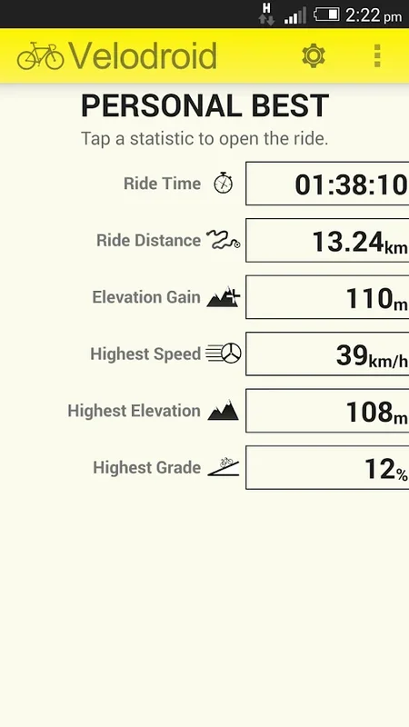 Velodroid Free for Android: Track Cycling Speed & Routes