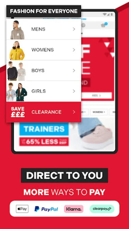 MandM for Android - Shop Fashion and Sportswear Online