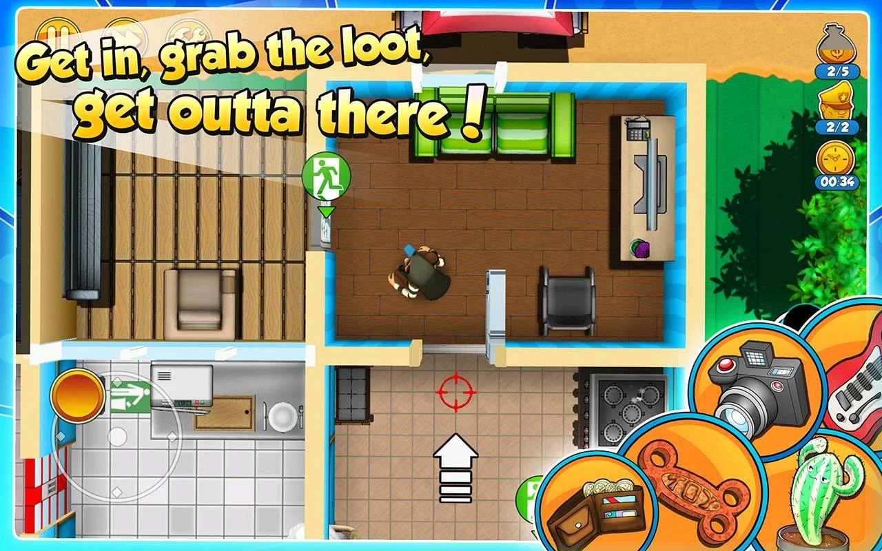 Robbery Bob 2: Double Trouble for Android - No Downloading Required