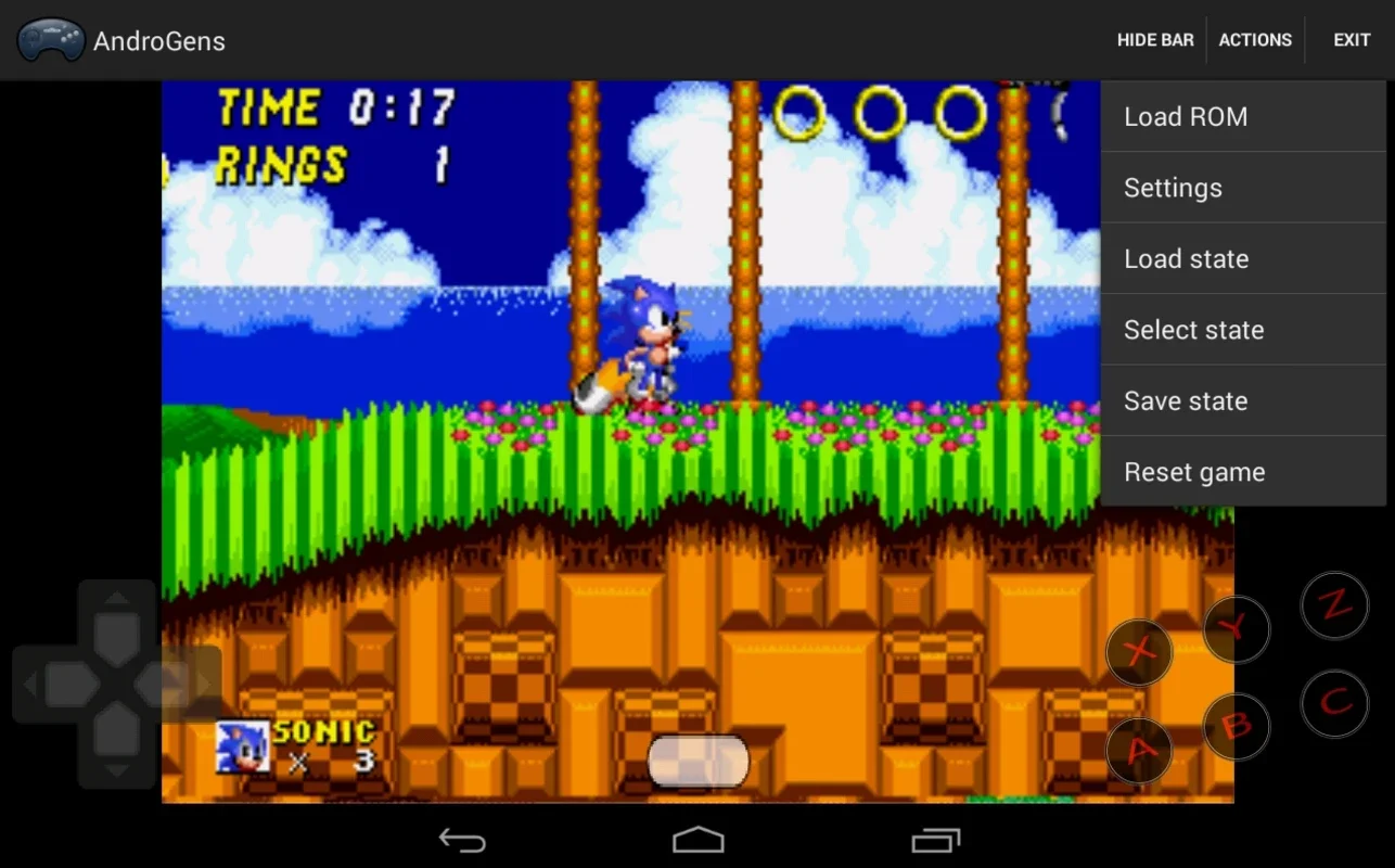 AndroGens for Android - Enjoy Megadrive Games