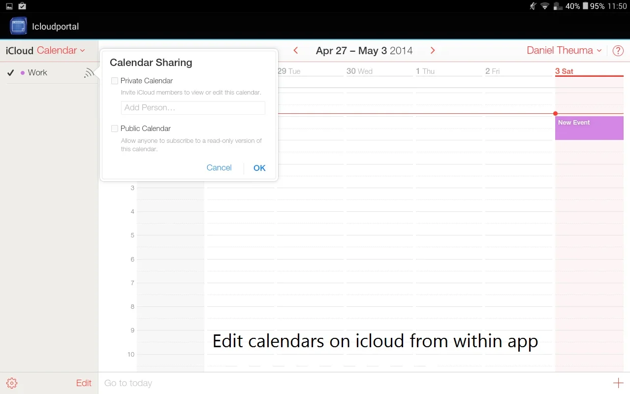 Sync for iCloud for Android - Seamless iCloud Calendar Management