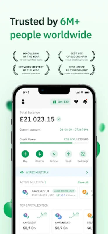 Wirex for Android - Manage and Grow Your Money