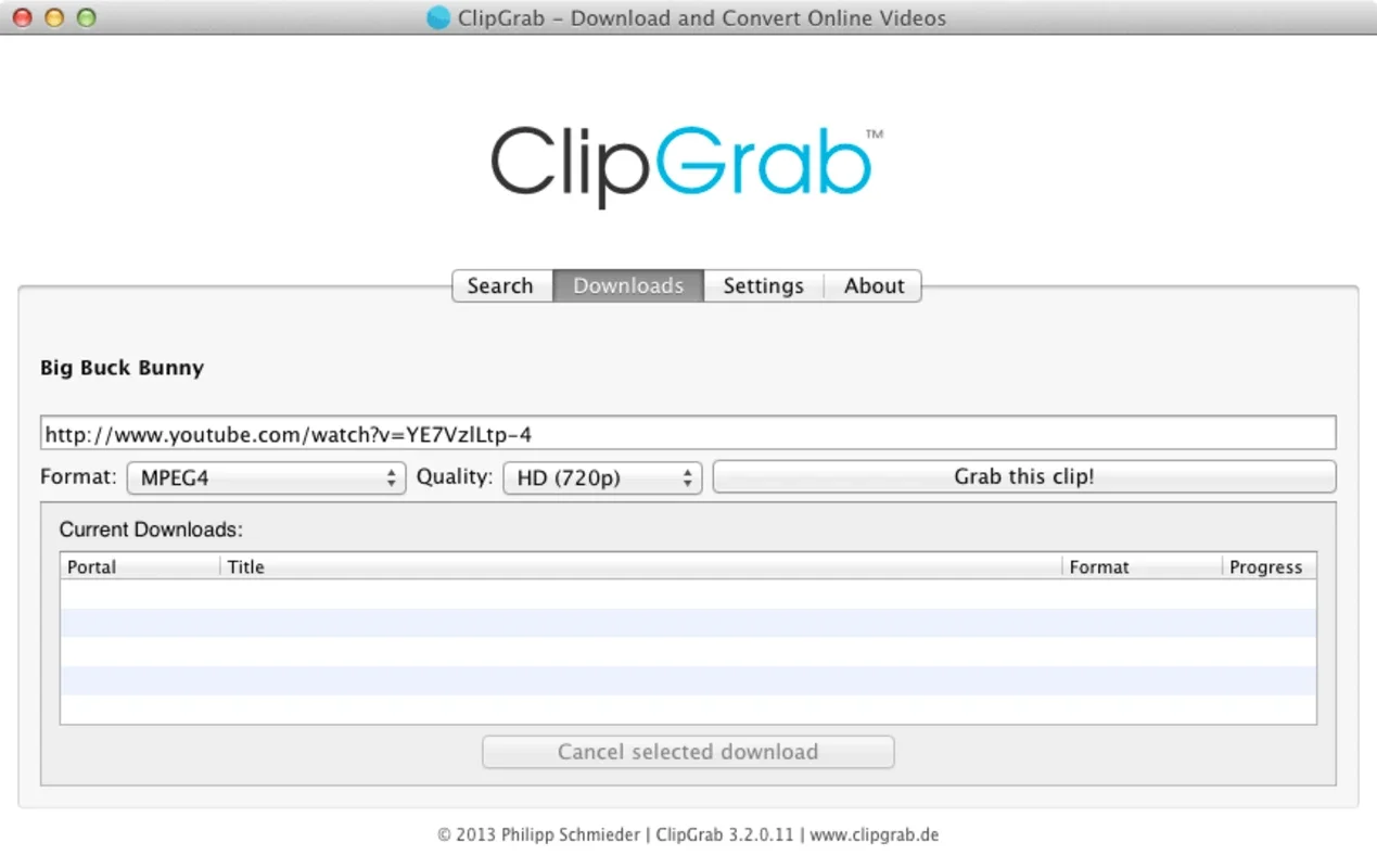 ClipGrab for Mac: Effortless Video Downloads & Format Conversions