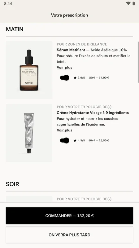 Typology for Android: Personalized Skincare Solutions