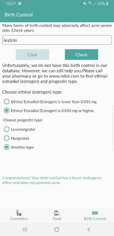 Acne Safe for Android - Identify Pore-Clogging Ingredients