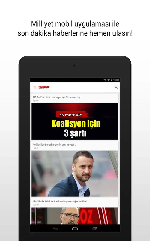 Milliyet for Android: Personalized News Hub