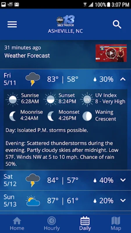 WLOS WX for Android - Precise Weather Forecasts