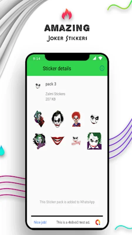 WAStickerApps - Joker Stickers for Android: Enhance Chats