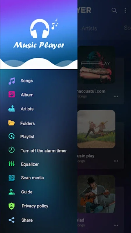 Mp3 player for Android - Download the APK from AppHuts