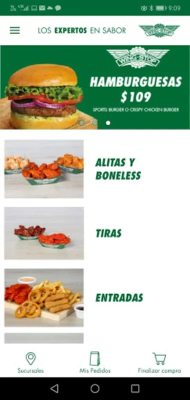 Wingstop México for Android - Delicious Wings at Your Fingertips