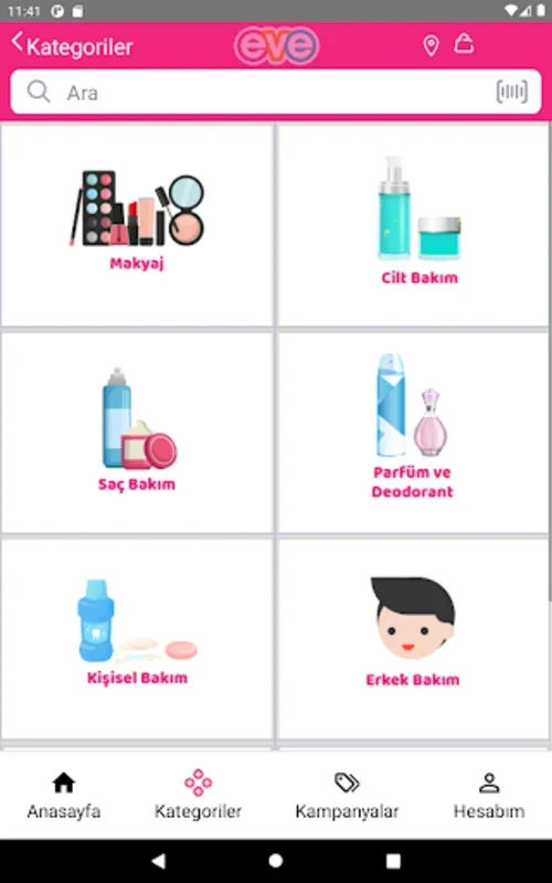 EveShop for Android - Shop Securely for Cosmetics and Personal Care