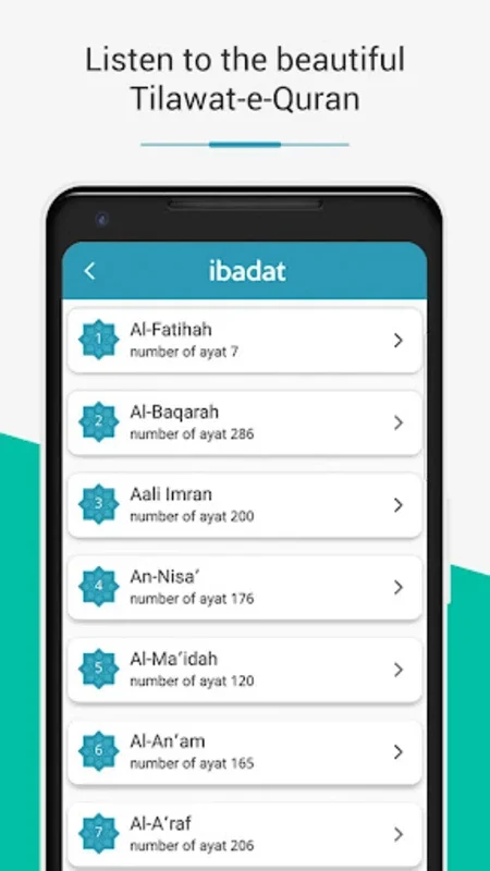 Ibadat-Prayer timing, Quran for Android - Enhance Your Faith