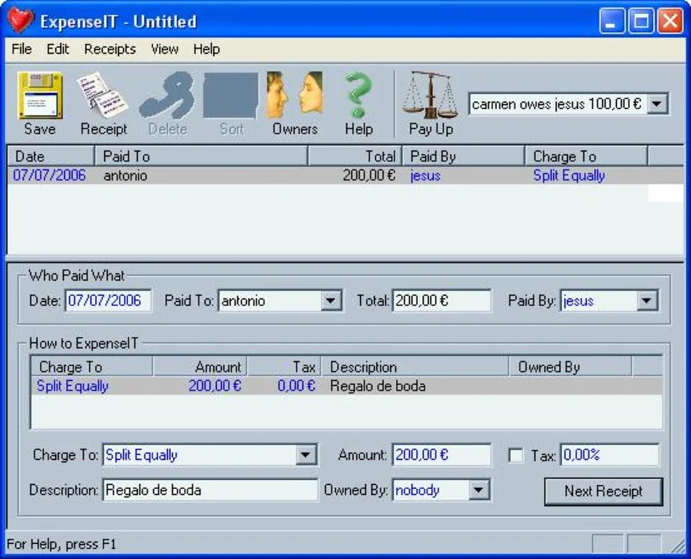 ExpenseIT for Windows - Simplify Expense Tracking