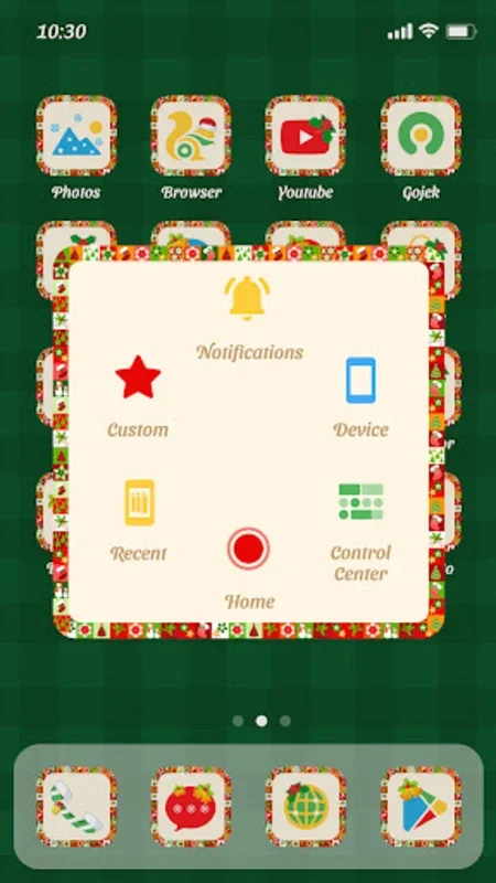 Christmas Patterns Theme for Android - Festive Phone Customization