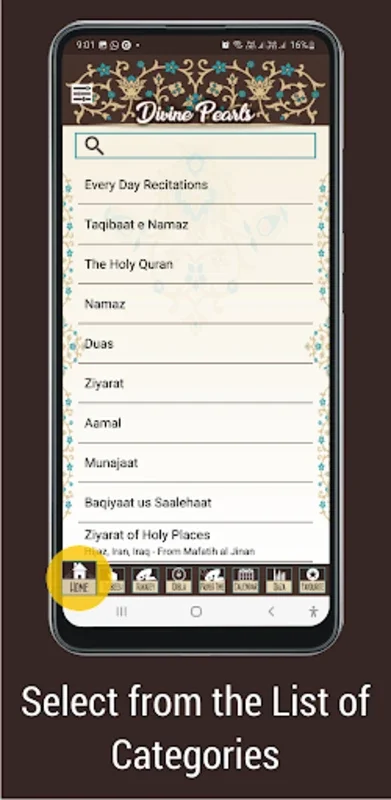 Divine Pearls for Android - A Comprehensive Islamic Resource Platform