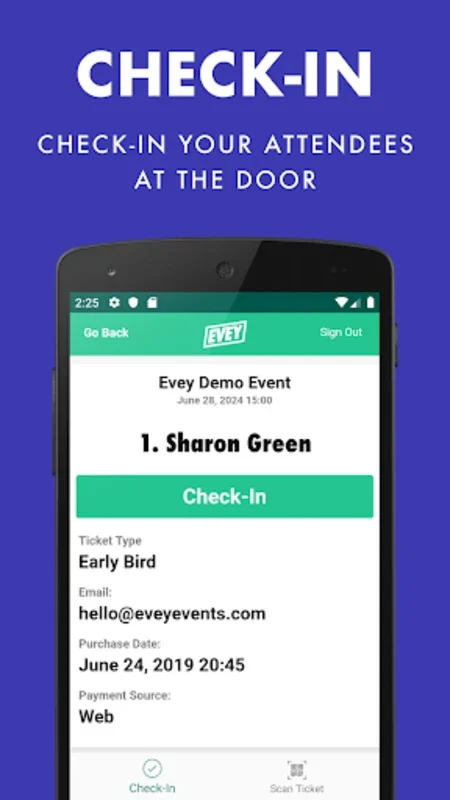 Evey Events - Check-In Manager for Android - Manage Event Check-ins Easily