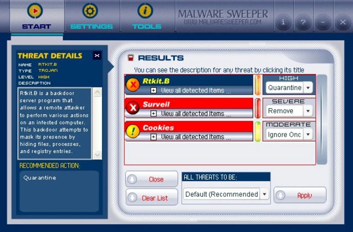 Malware Sweeper Plus for Windows - Protect Your System