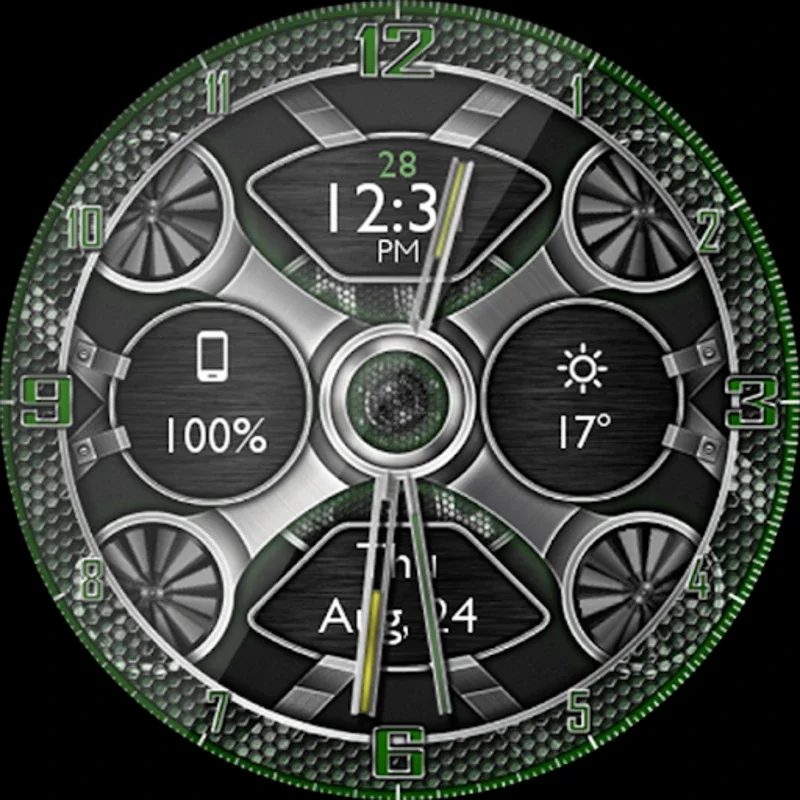 Mesh Gears HD Watch Face for Android - Customizable Elegance