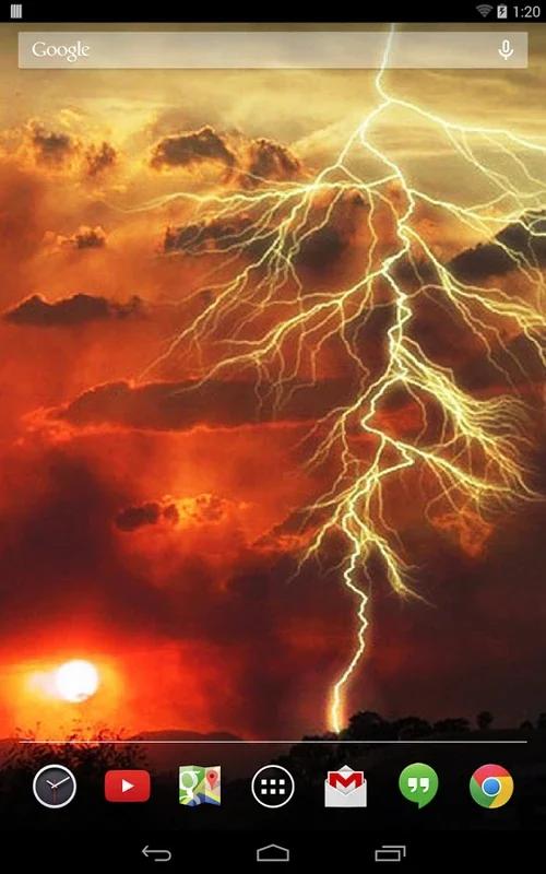 Lightning Storm Live Wallpaper for Android - Immersive Visuals