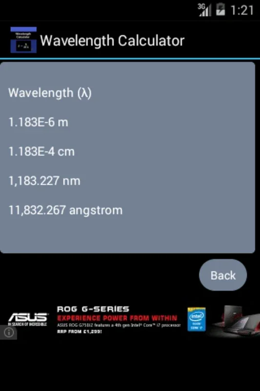 Wavelength Calculator Free for Android - Calculate Particle Wavelength Easily