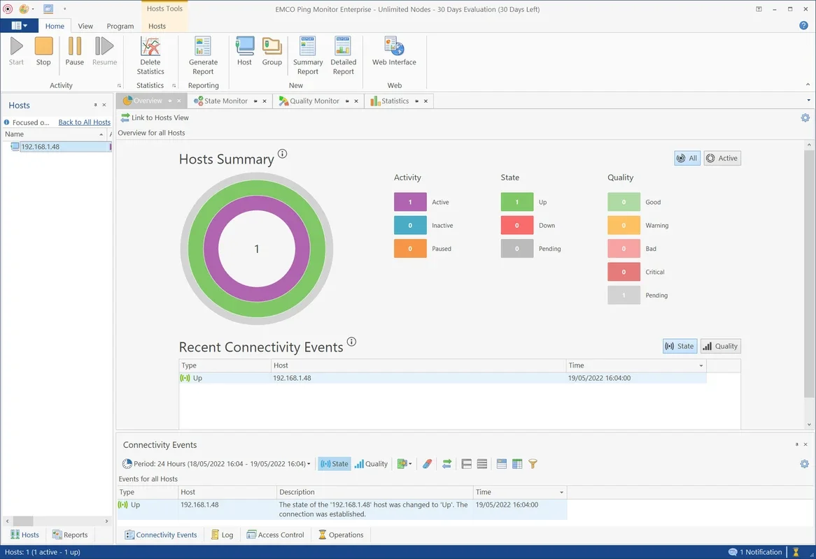 EMCO Ping Monitor for Windows - Monitor Network Connectivity