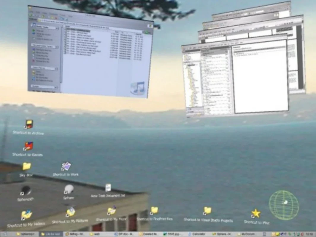 SphereXP for Windows - Transform Your Desktop in 3D