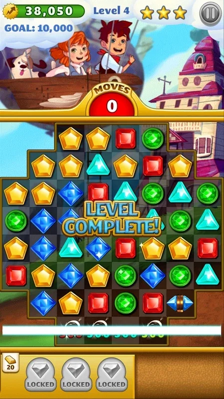 Jewel Mania for Android - Colorful Jewel - Matching Fun