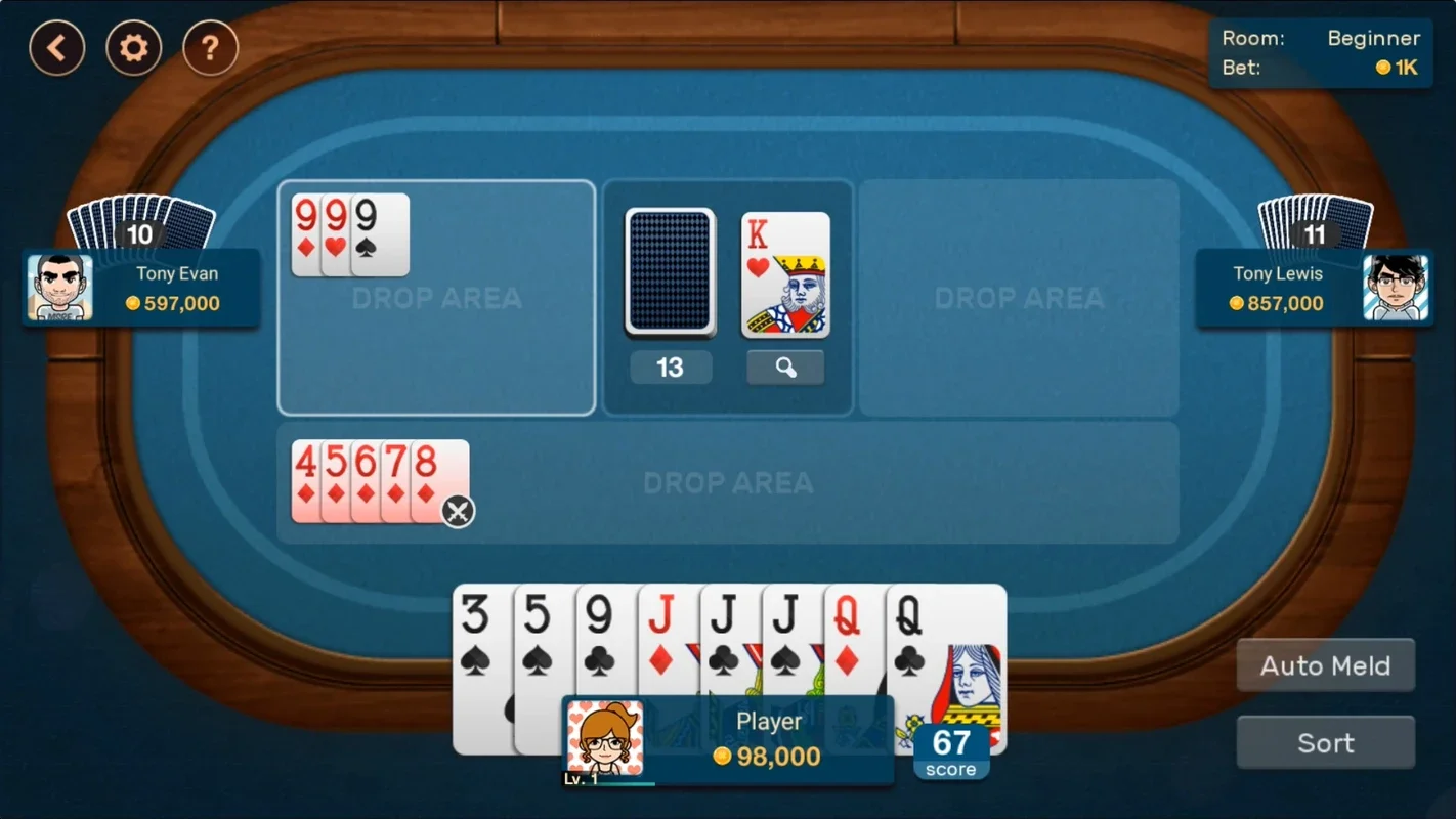 Tongits Offline for Android - Free Rummy Game