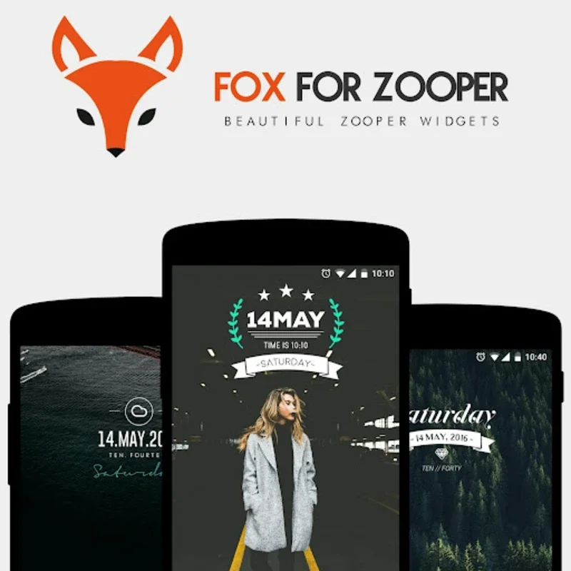 Fox for Zooper for Android - Customize Your Home Screen