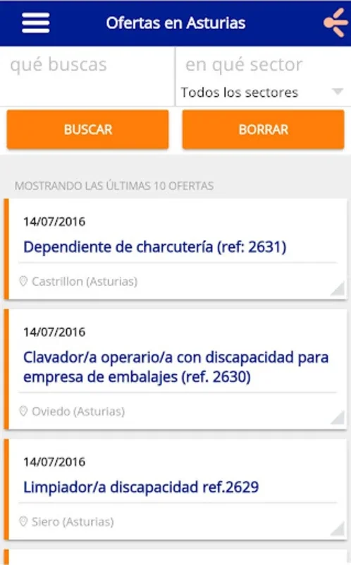 Servicio Empleo de Asturias for Android - Efficient Job Search