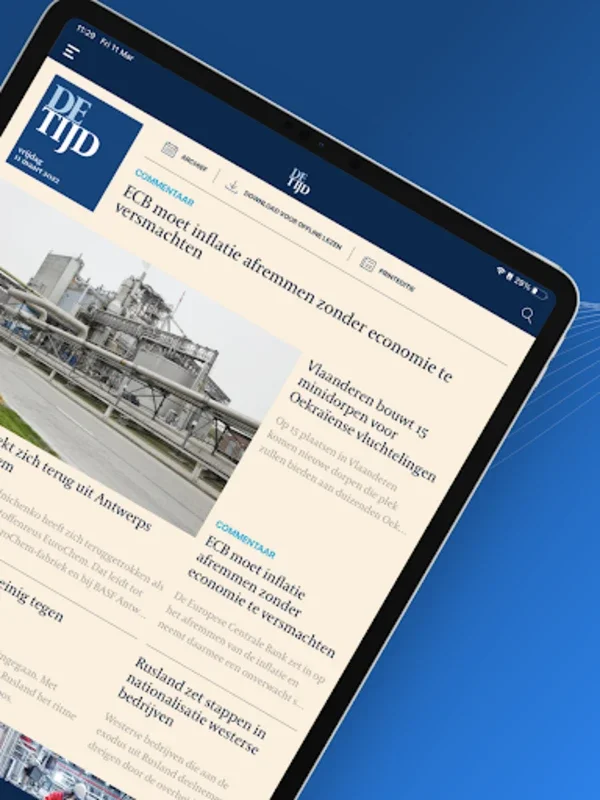 De Tijd for Android - Comprehensive News and Analysis