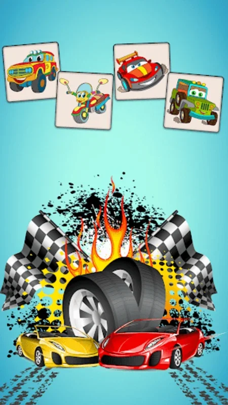 Cars Matching Game for Android - Enhance Memory Skills