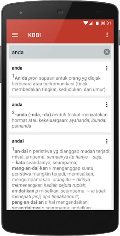 KBBI for Android - Accurate Offline Dictionary