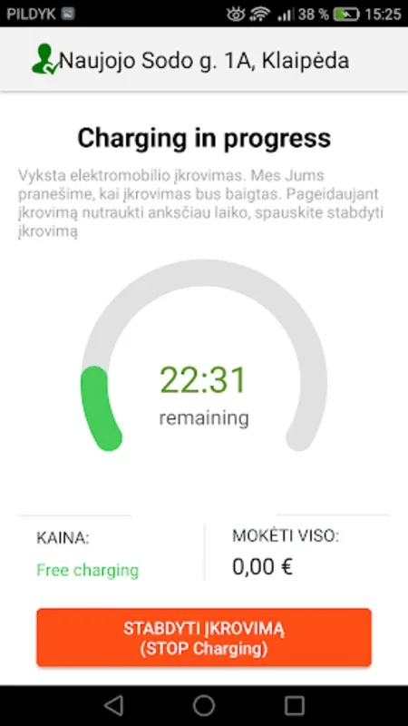 elektromobilių autoPilDYK for Android - Navigate EV Charging Easily