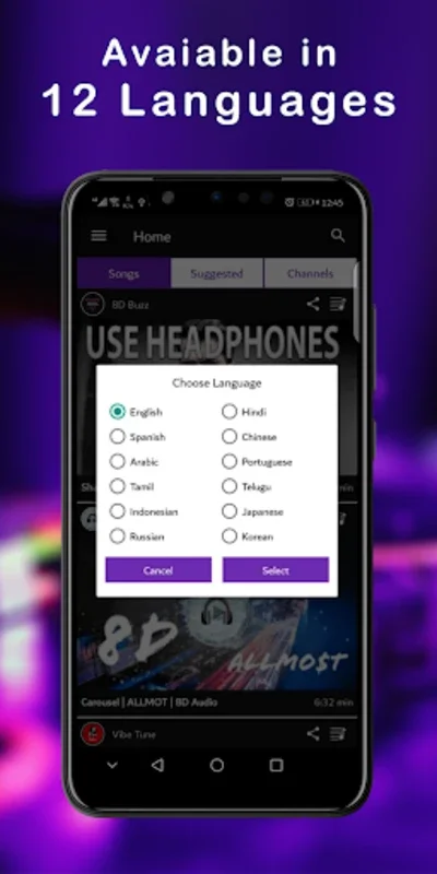 8D Music - 8D Songs & Sounds for Android - No Downloading Required