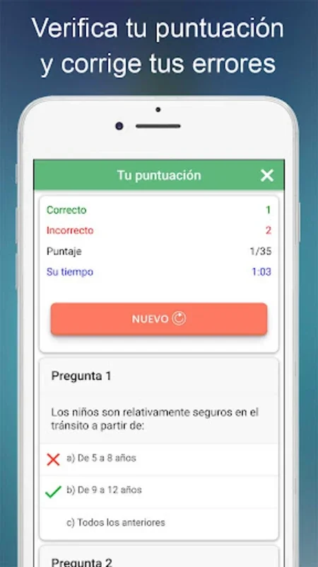 Examen de conducir Chile for Android - Comprehensive Prep