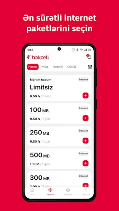 Bakcell for Android - Empowering Mobile Service Management