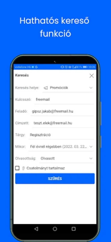 Freemail for Android: Efficient Email Management