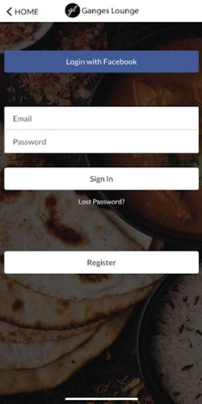 Ganges Lounge for Android - Enjoy Authentic Meals at Home