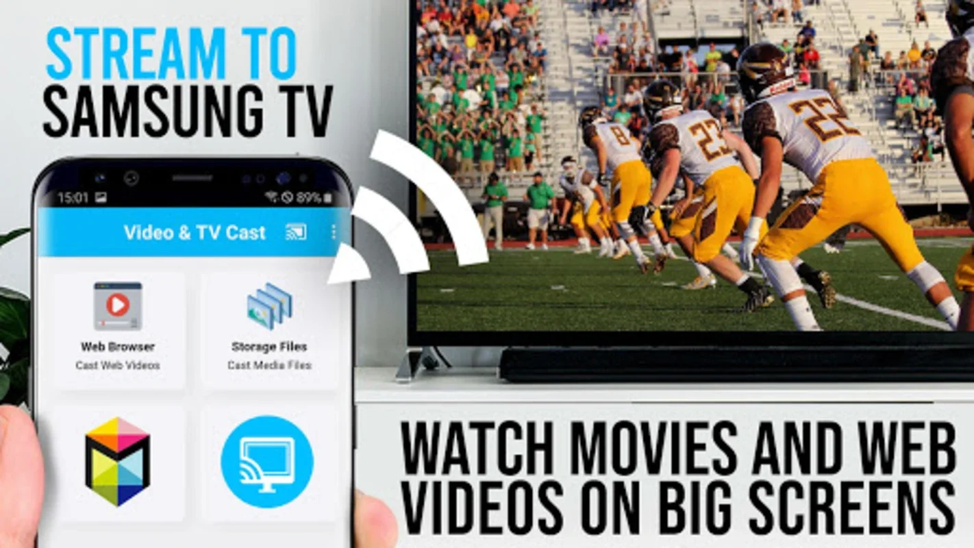 TV Cast (S) for Android - Stream to Samsung Devices