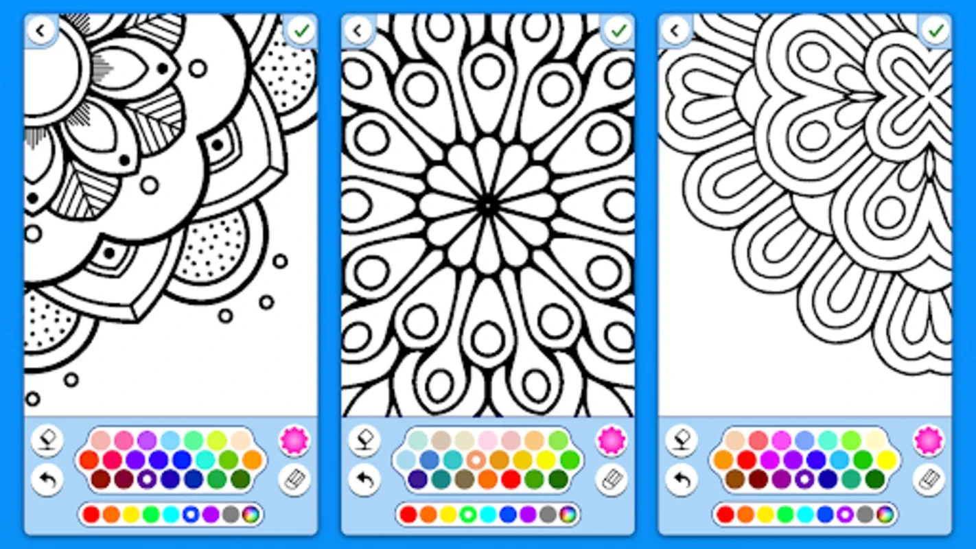 Mandala coloring book adults for Android - Relax and Create