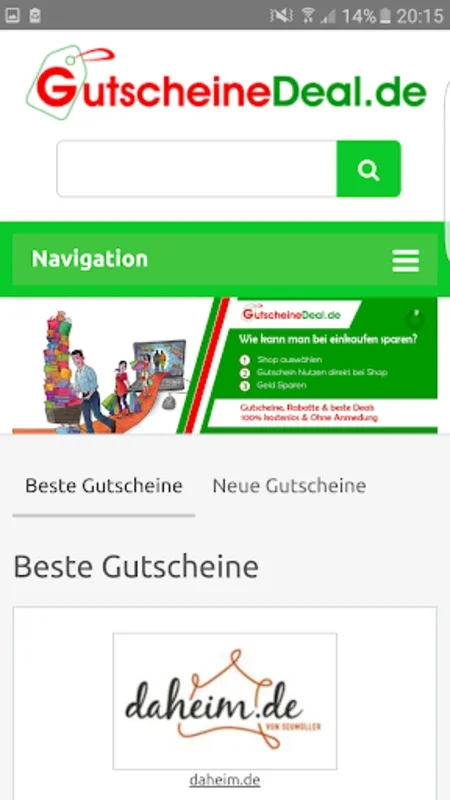 Gutscheine & Deals App for Android - Maximize Savings