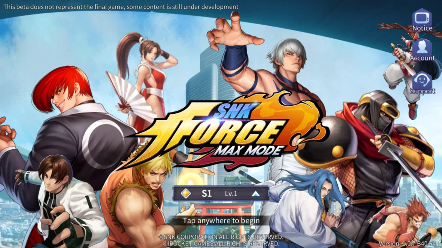 SNK FORCE: Max Mode for Android - Strategic Card Game with SNK Characters