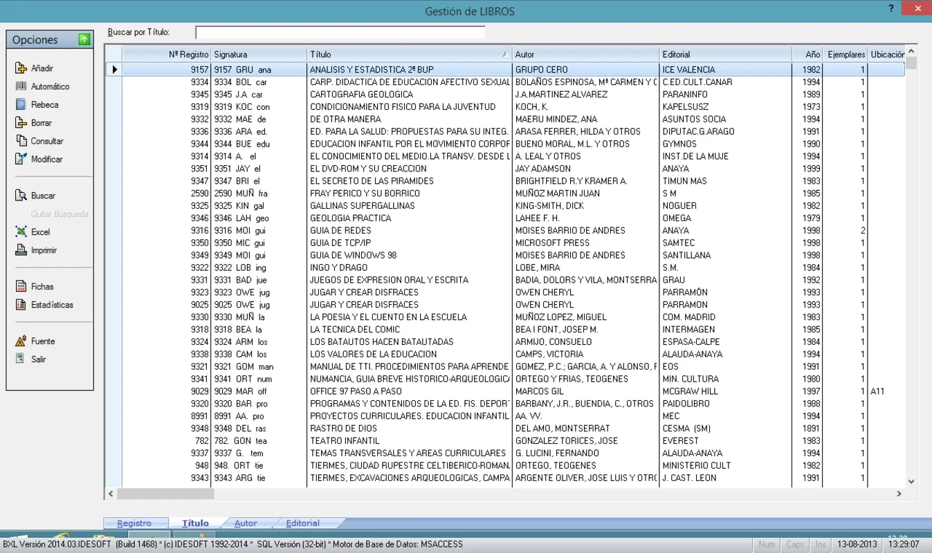 Bibliotecas XL for Windows - Manage Libraries with Ease