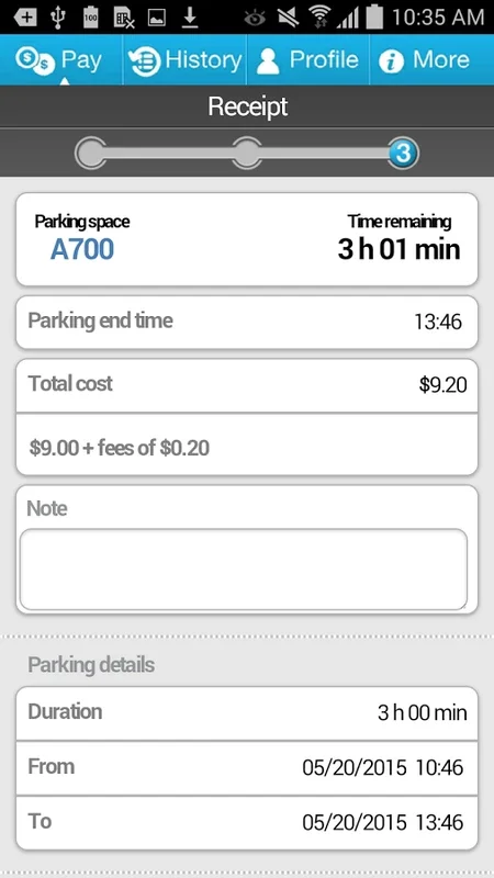 ServiceMobile for Android: Streamlined Parking Payments